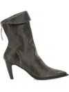 Halmanera 80mm Pointed Boots In Gray