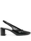 Halmanera Bali21 65mm Leather Pumps In Black