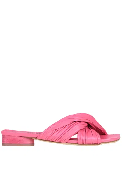 Halmanera Bella Slides In Dark Pink