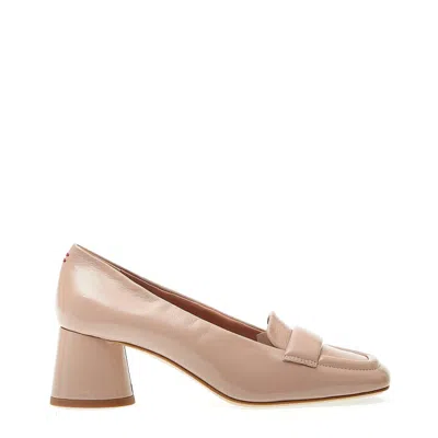 Halmanera Cipria Moccasin Heel 50mm In Pink