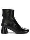 Halmanera Caren Black Heeled Ankle Boot