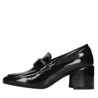 Halmanera Flat Shoes In Nero Neri E Grigi