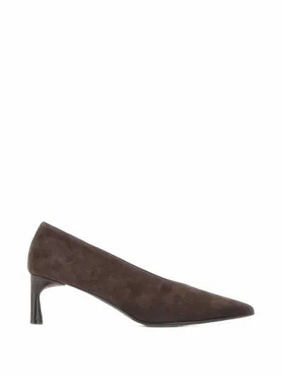 Halmanera Jade V-cut Pumps In Brown