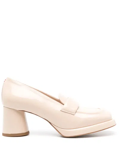 Halmanera Kate 65mm Leather Pumps In Neutrals