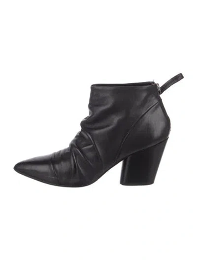 Pre-owned Halmanera Leather Boots In Black