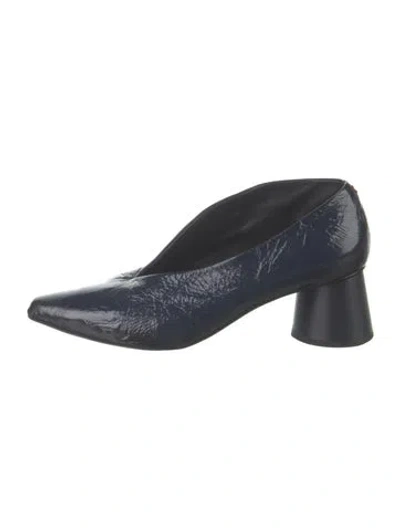 Pre-owned Halmanera Leather Pumps In Blue