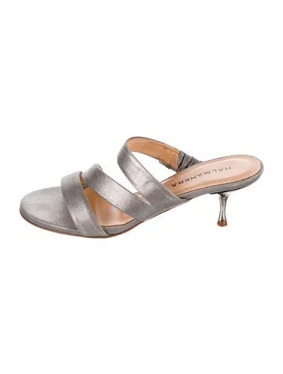 Pre-owned Halmanera Leather Slides