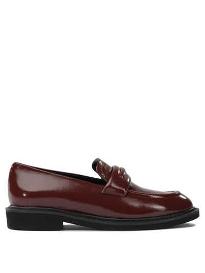 Halmanera Loafers & Slippers In Burgundy