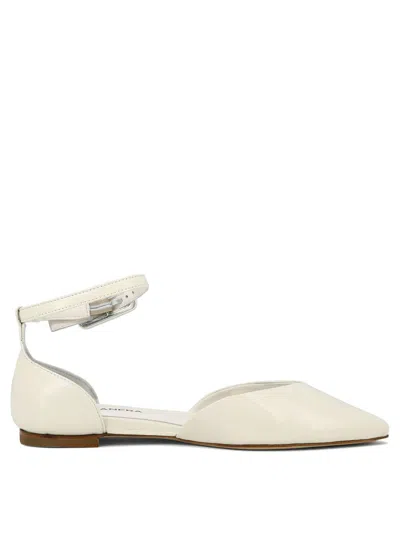 Halmanera "lyn 65" Ballet Flats In White