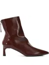 Halmanera Pointed-toe Ankle Boots In Brown