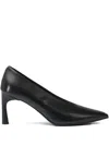 Halmanera Pointed-toe Heeled Pumps In Black