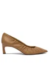 Halmanera Pointed Toe Heeled Pumps In Brown