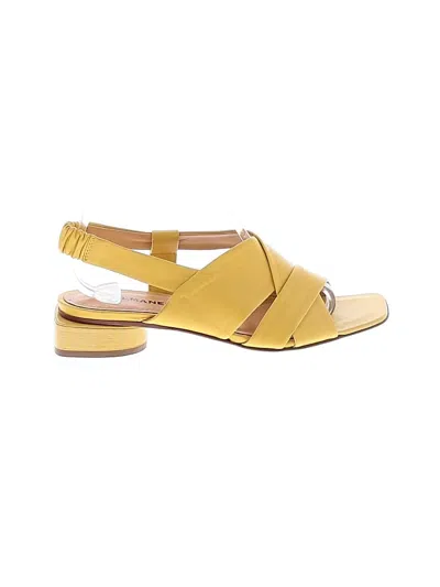 Pre-owned Halmanera Sandals In Yellow