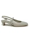 Halmanera Tofu Patent Leather Glaze Sandals In Ivory