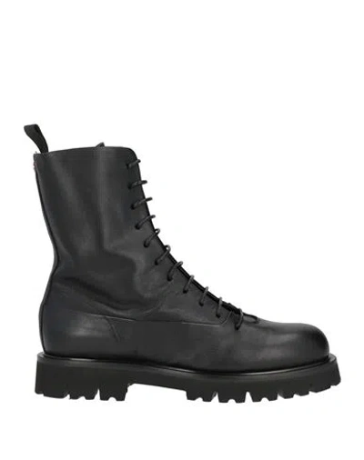 Halmanera Woman Ankle Boots Black Size 8 Leather