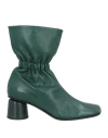 Halmanera Woman Ankle Boots Dark Green Size 6 Soft Leather