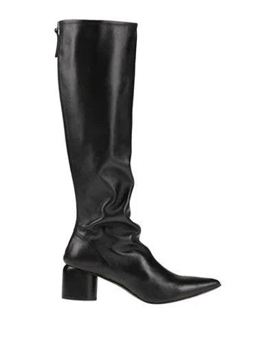 Halmanera Woman Boot Black Size 6 Leather