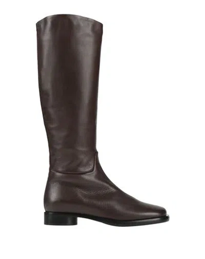 Halmanera Woman Boot Dark Brown Size 7 Leather