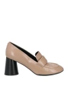 Halmanera Woman Loafers Light Brown Size 10 Soft Leather In Light Brown