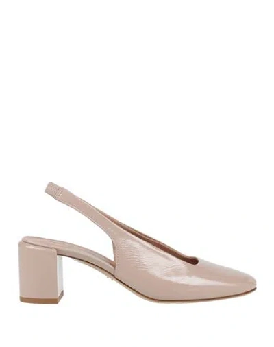Halmanera Woman Pumps Antique Rose Size 7 Leather In Pink
