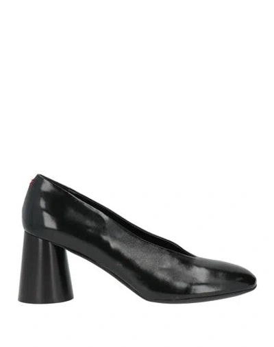 Halmanera Woman Pumps Black Size 8 Leather