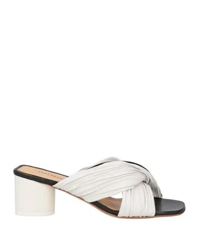 Halmanera Woman Sandals Black Size 7 Leather