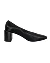 Halmanera Women's Stack Heel Round Toe Pump In Baron Black In Multi