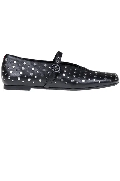 Halmanera Xena Mary Jane Ballerinas In Black