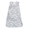 Halo 100% Cotton 1.5 Tog Sleepsack Swaddle In Gray