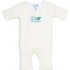 Halo 100% Cotton Magic Sleepsuit In White