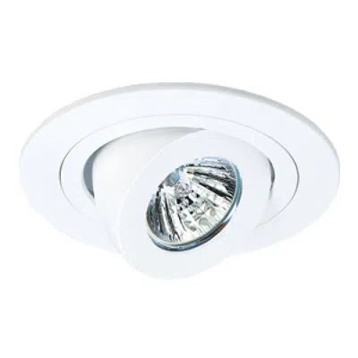 Halo 4" Eyeball Recessed Trim In White