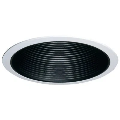 Halo 6" Recessed Trim In Black;white