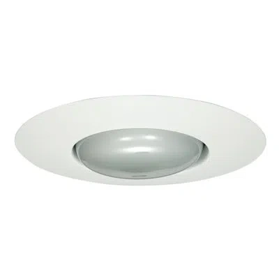 Halo 6" Recessed Trim In White