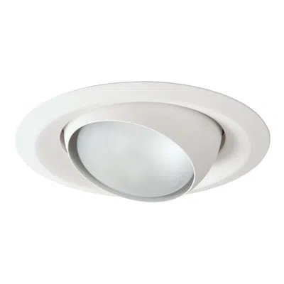 Halo 6" Stepped Baffle Recessed Trim In White
