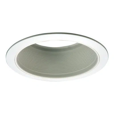 Halo 6101 Series 6" Stepped Baffle Recessed Trim In White