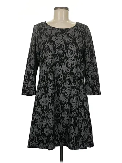 Pre-owned Halo Casual Dress In Gray