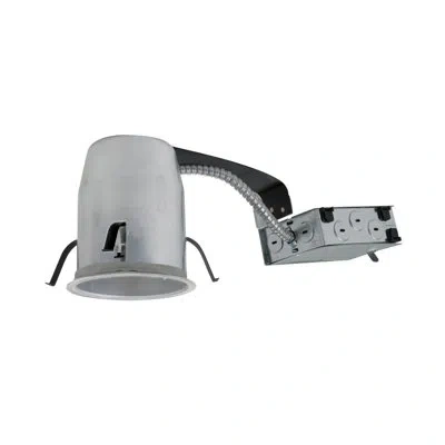 Halo New Construction Ic Rated Recessed Housing In Gray