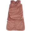 Halo Plush Dots Velboa 3.0 Tog Sleepsack Swaddle In Brown