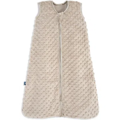 Halo Plush Dots Velboa 3.0 Tog Sleepsack Swaddle In Brown