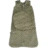 Halo Plush Dots Velboa 3.0 Tog Sleepsack Swaddle In Green