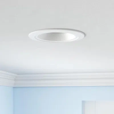 Halo Retrofit Series Matte White 5/6 In. W Led Dimmable Recessed Downlight 90 W