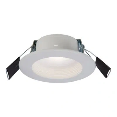 Halo Rl4 Series Matte White 4 In. W Led Canless Recessed Downlight 8.7 W