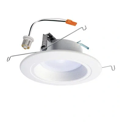 Halo Rl56 Series Matte White 5/6 In. W Led Retrofit Recessed Lighting 7.6 W