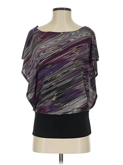 Pre-owned Halo Sleeveless Blouse In Purple