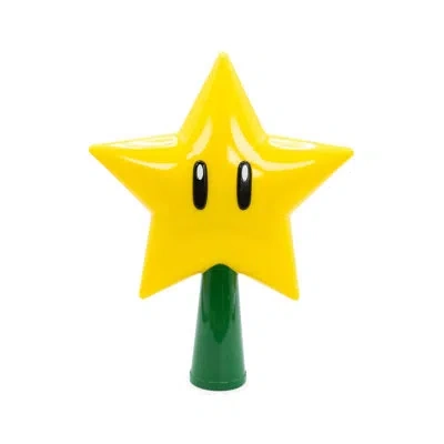 Halo Super Mario Bros. 7-inch Super Star Light-up Holiday Tree Topper Decoration