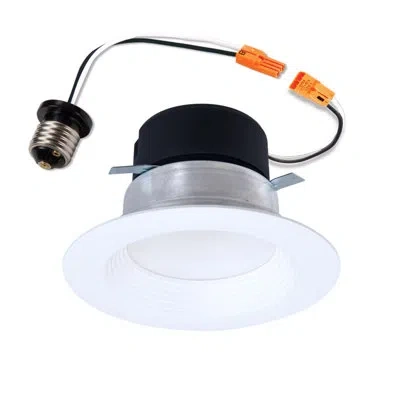 Halo White 3.8 In. W Plastic Led Dimmable Recessed Downlight 60 W