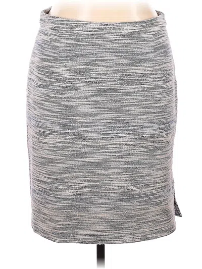 Pre-owned Halogen Active Skirt In Gray