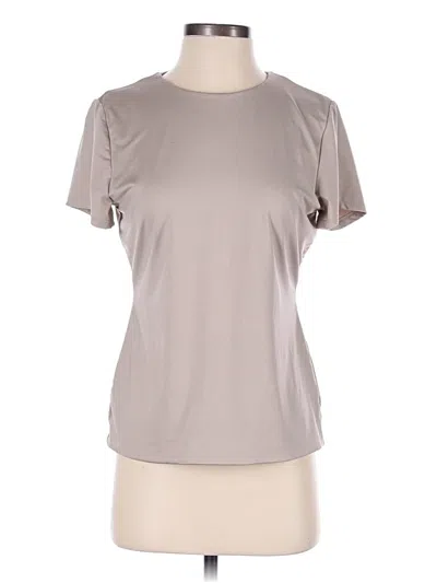 Pre-owned Halogen Active T-shirt In Gray