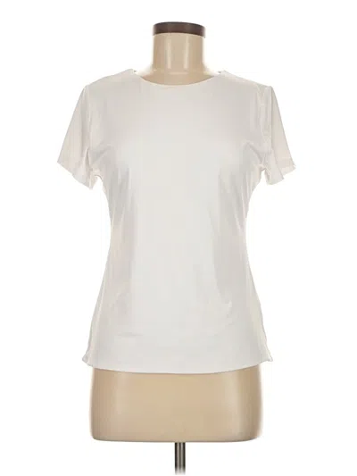 Pre-owned Halogen Active T-shirt In Ivory