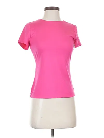 Pre-owned Halogen Active T-shirt In Pink